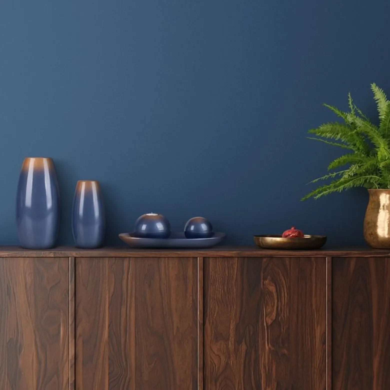 Kula ceramiczna Nessa 10x10 niebieska