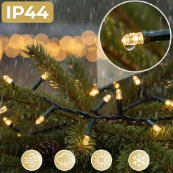 Kurtyna Świetlna Lampki Na Choinkę 160 lampek LED 8 Pasm