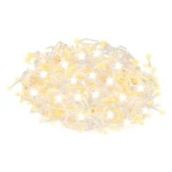Kurtyna świetlna 500 led girlanda lampki zew. 24 m biały ciepły