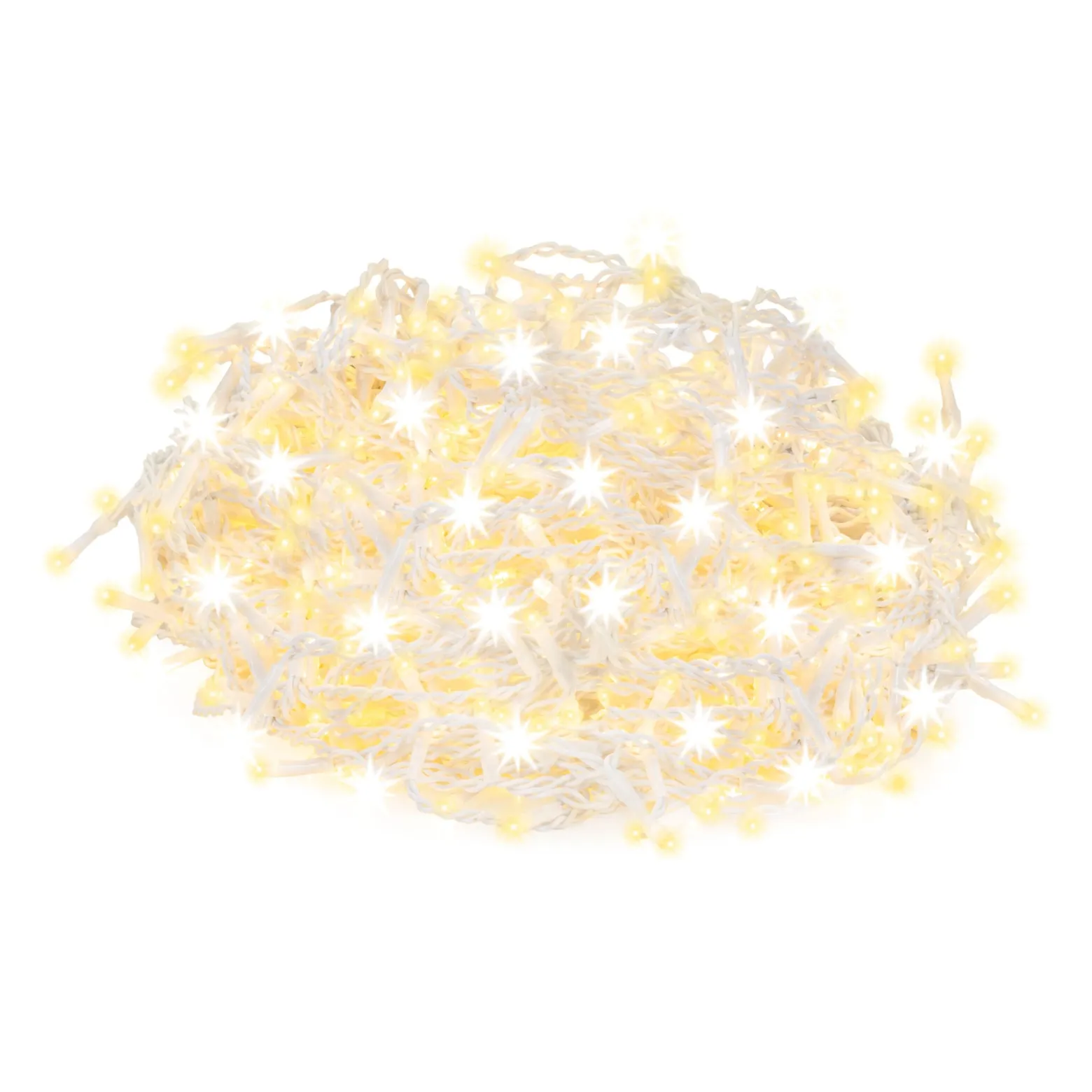 Kurtyna świetlna 500 led girlanda lampki zew. 24 m biały ciepły