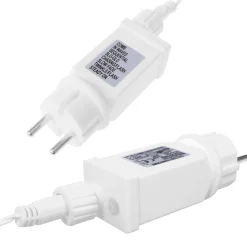 Kurtyna świetlna 500 led girlanda lampki zew. 24 m biały ciepły
