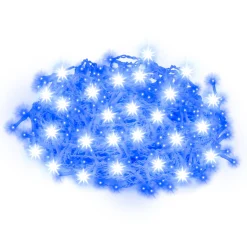 Kurtyna świetlna 500 led girlanda lampki zew sople niebieski
