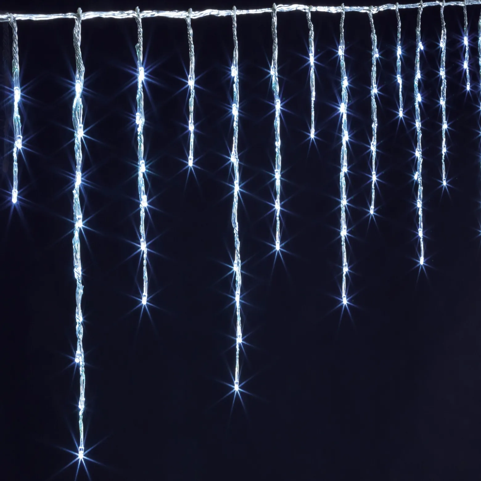 Kurtyna świetlna Śnieg Feeric Tworzywo Zimna Biel 15m 900 LED