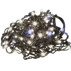 Kurtyna świetlna zewnętrzna PRO 500 Led lampki sople 25m pilot, zimny biały
