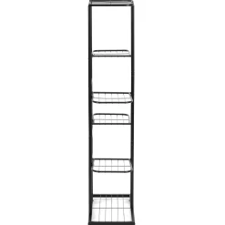 Kwietnik metalowy, pionowy z 6 półkami loftowy stojak na rośliny 106 cm