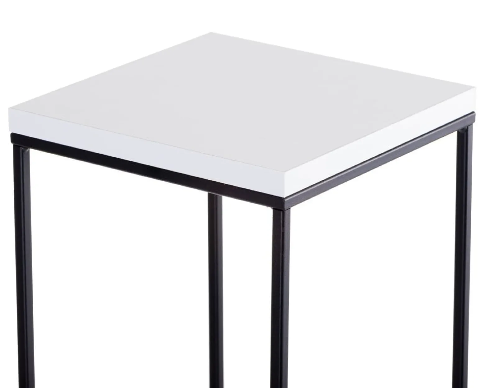Kwietnik stojący 60 cm BasicLoft biały