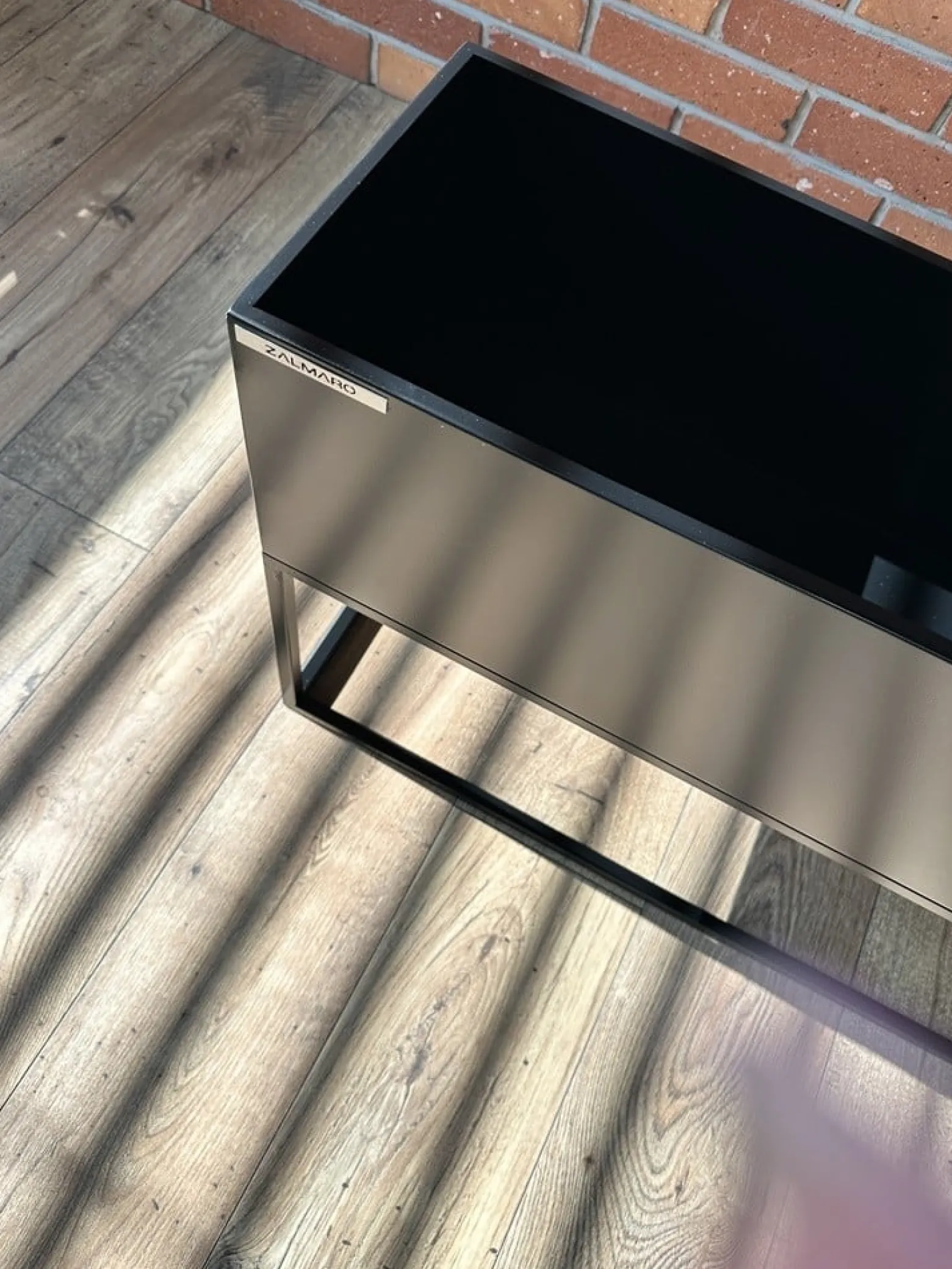 Kwietnik Metalowy FLORI S Czarny