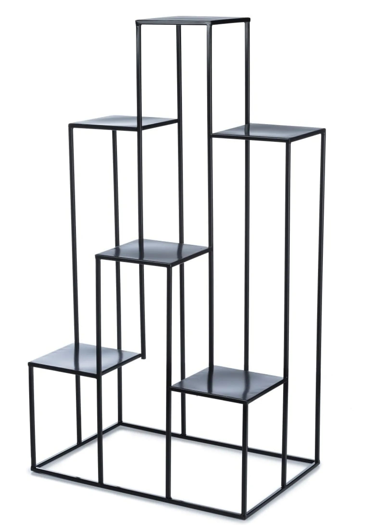 Kwietnik metalowy KASKADA na 6 kwiatów 110 cm LOFT