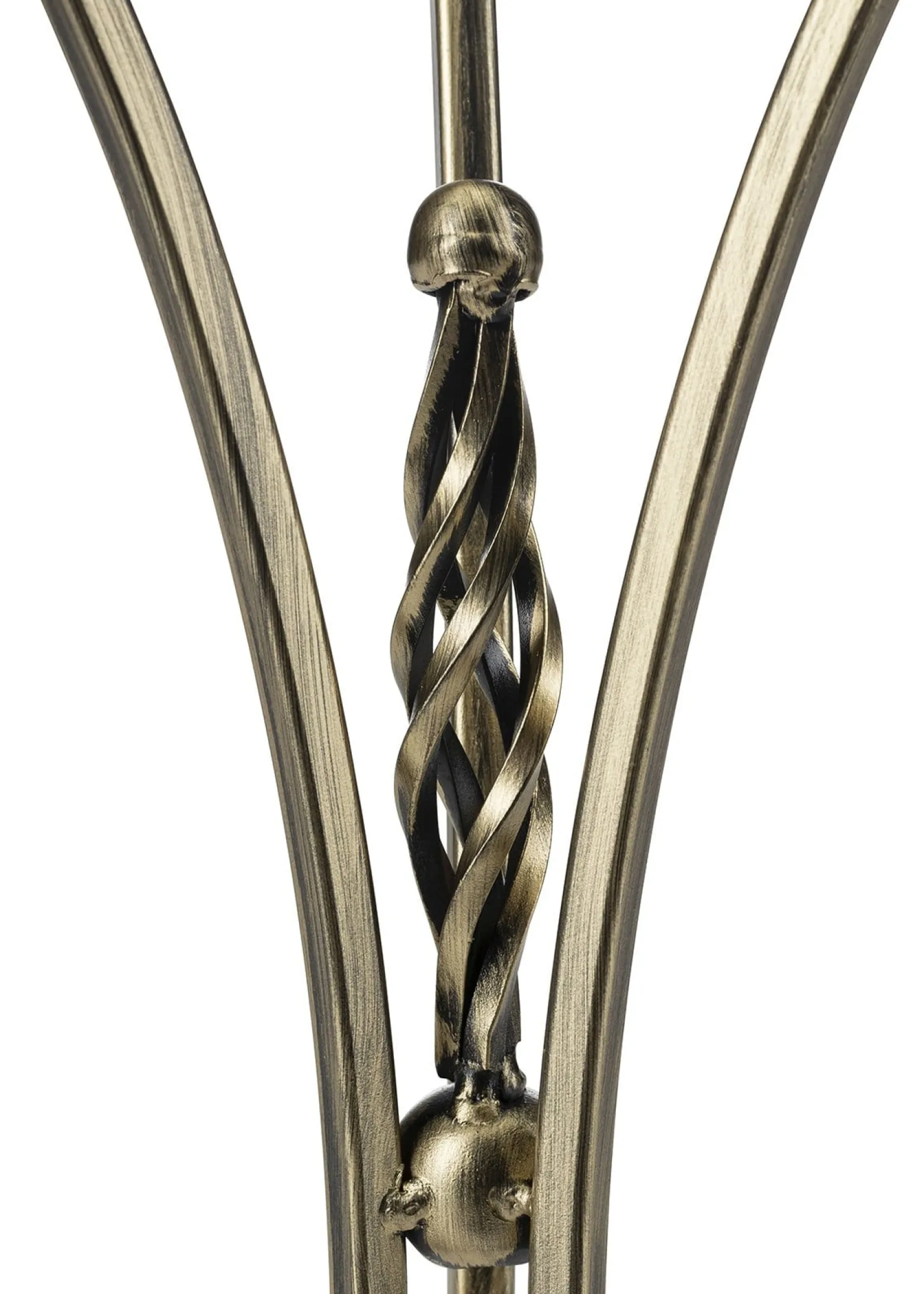 Kwietnik metalowy Shane złoty 28x60 cm Dekoracja salonu