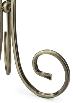 Kwietnik metalowy Shane złoty 28x60 cm Dekoracja salonu