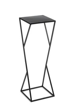 Kwietnik nowoczesny LOFT czarny 70 cm metalowy