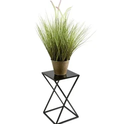 Kwietnik nowoczesny stojący 40 cm czarny