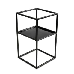 Kwietnik stojak na kwiaty z półką 40 cm LOFT