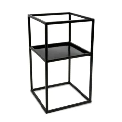 Kwietnik stojak na kwiaty z półką 40 cm LOFT