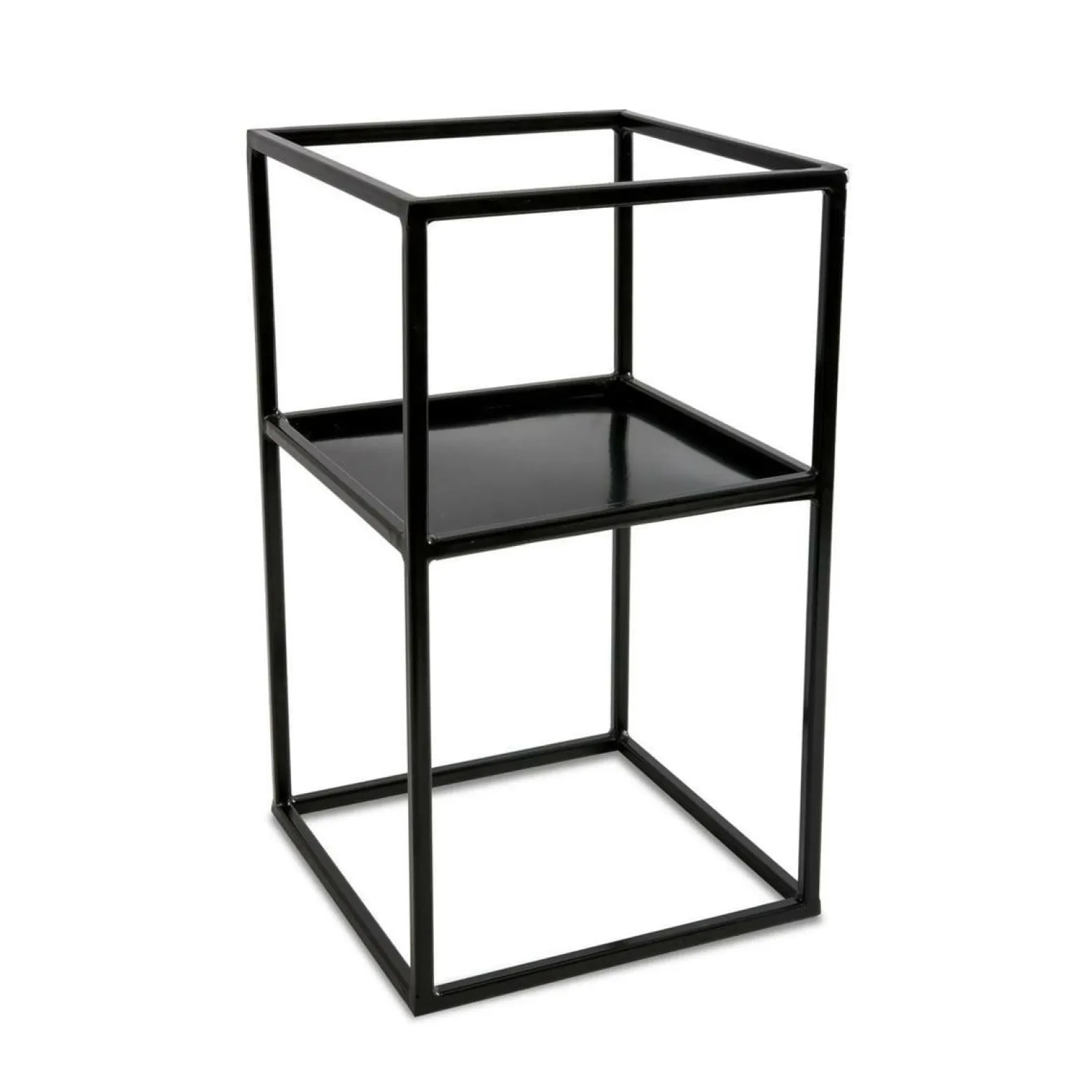 Kwietnik stojak na kwiaty z półką 40 cm LOFT