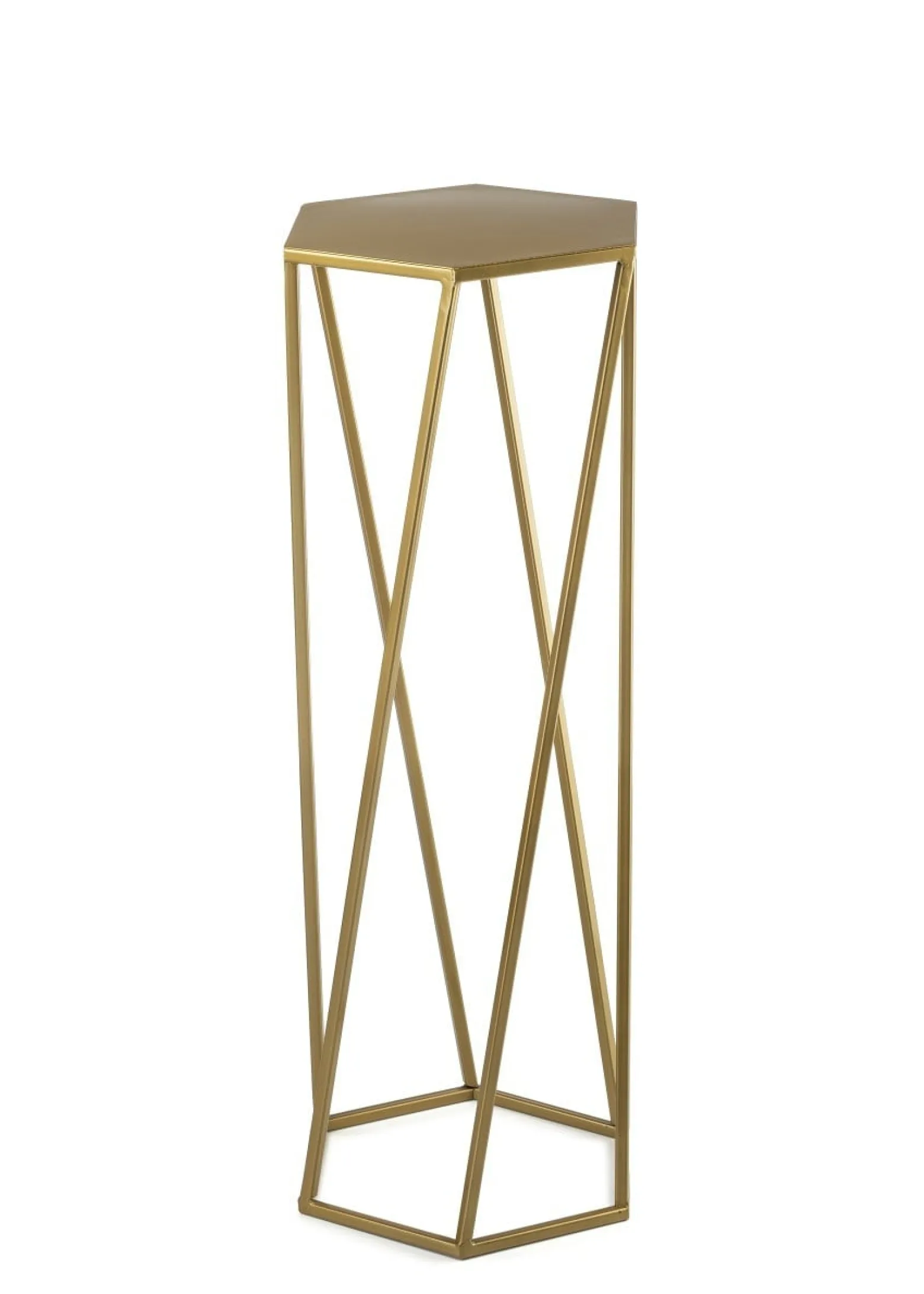 Kwietnik stojak na rośliny złoty 70 cm GLAM
