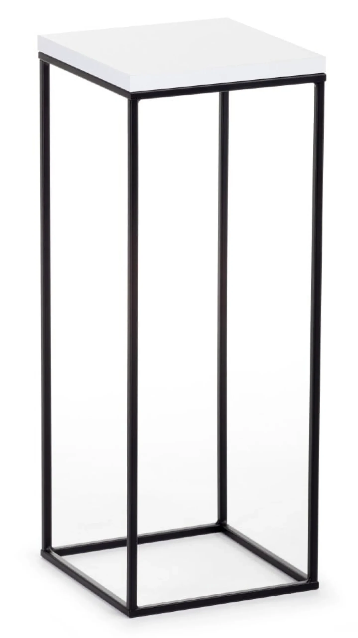 Kwietnik stojący 60 cm BasicLoft biały