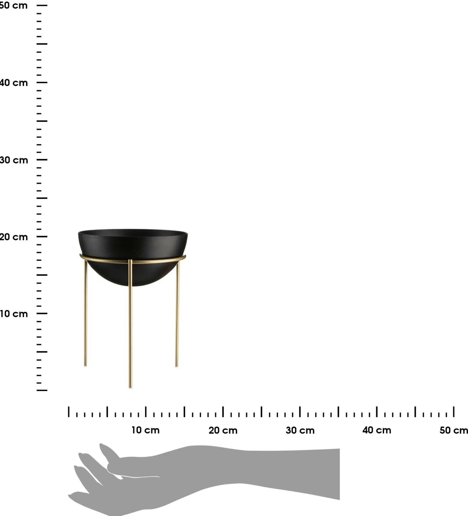 Kwietnik stojący nowoczesny 20 cm LOFT