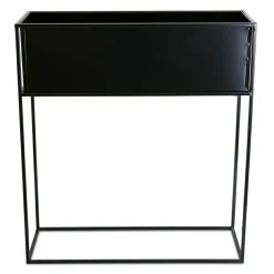 Kwietnik stojący skrzynia czarna 70 cm LOFT