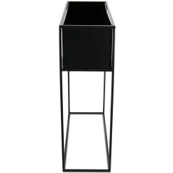Kwietnik stojący skrzynia czarna 70 cm LOFT