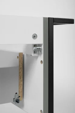 Lakierowana Szafka pod Umywalkę LOV 60 cm Zielona Wisząca Szuflada Wieszak