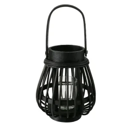 Lampion na świeczkę, bambusowy, ILVIE