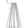 Lampka choinkowa Biały 500 cm PVC vidaXL