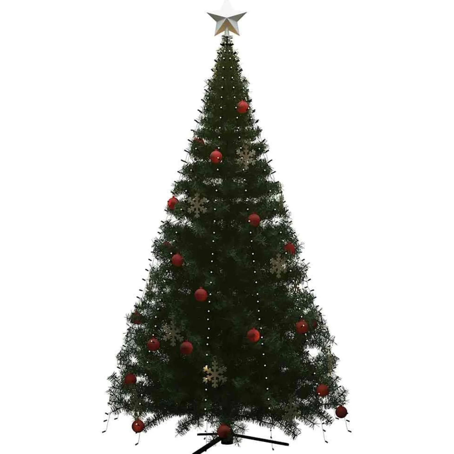 Lampka choinkowa Biały 500 cm PVC vidaXL