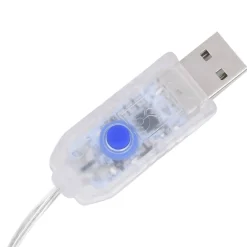Lampka choinkowa Biały 500 cm PVC vidaXL