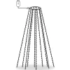 Lampka choinkowa Biały 300 cm PVC vidaXL