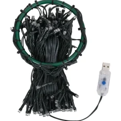 Lampka choinkowa Biały 300 cm PVC vidaXL