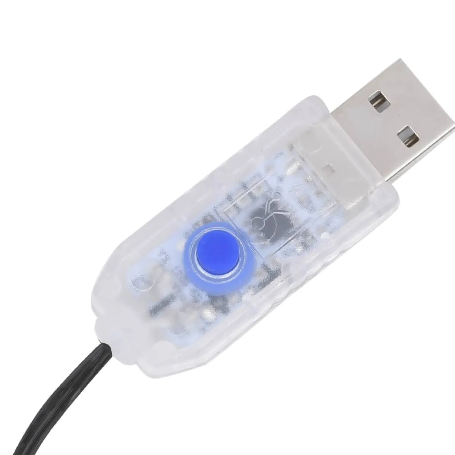 Lampka choinkowa Biały 300 cm PVC vidaXL