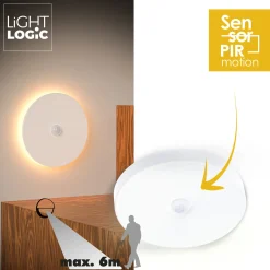 Lampka podszafkowa LED LL NAROK NL O-W LightLogic 66787 z czujnikiem ruchu