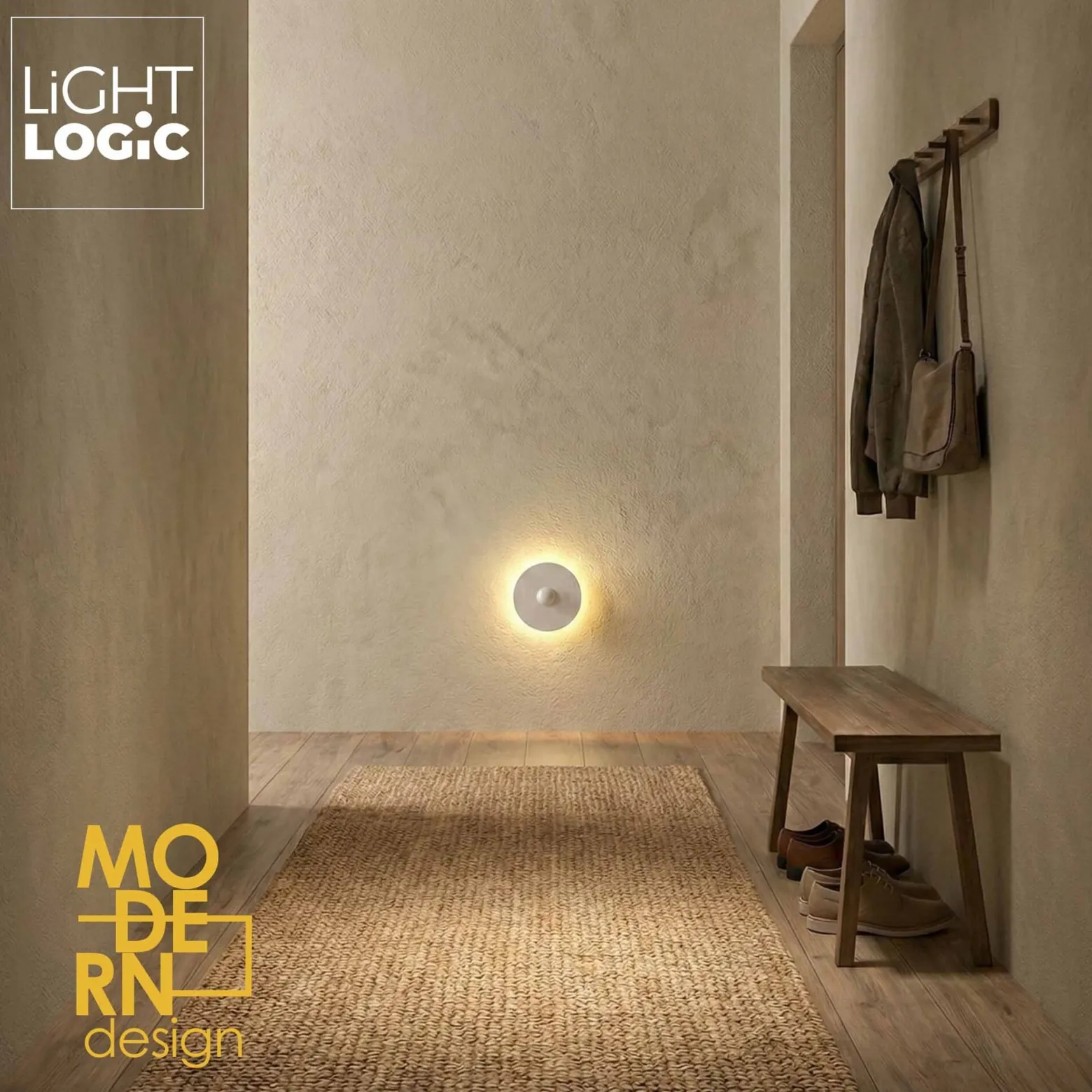 Lampka podszafkowa LED LL NAROK NL O-W LightLogic 66787 z czujnikiem ruchu