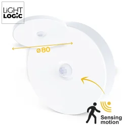 Lampka podszafkowa LED LL NAROK NL O-W LightLogic 66787 z czujnikiem ruchu