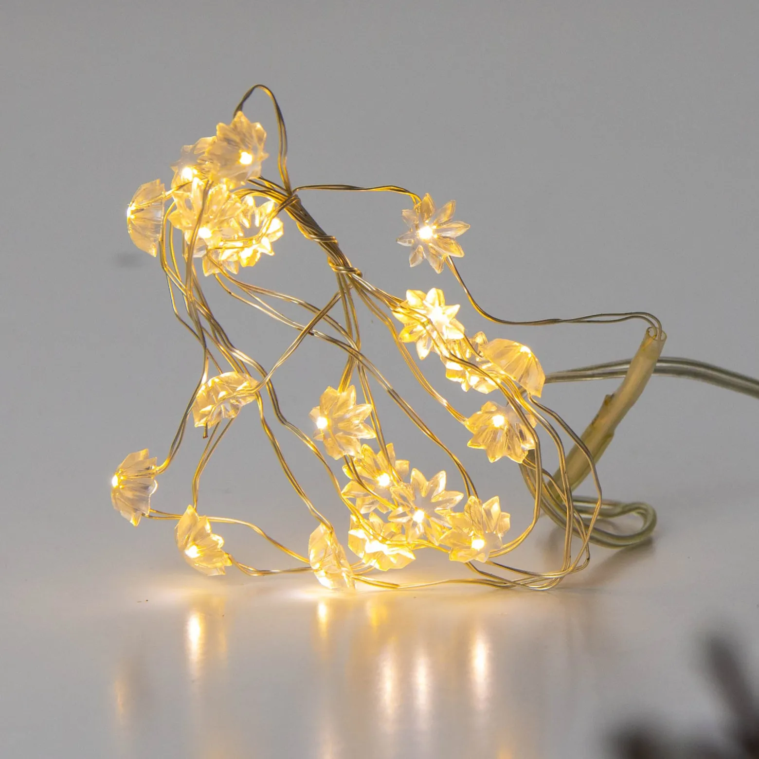 Lampki 20 Led Na Baterie Dekoracja Na Boże Narodzenie 95 Cm