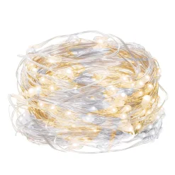 Lampki choinkowe 100 LED druciki mikro na baterie