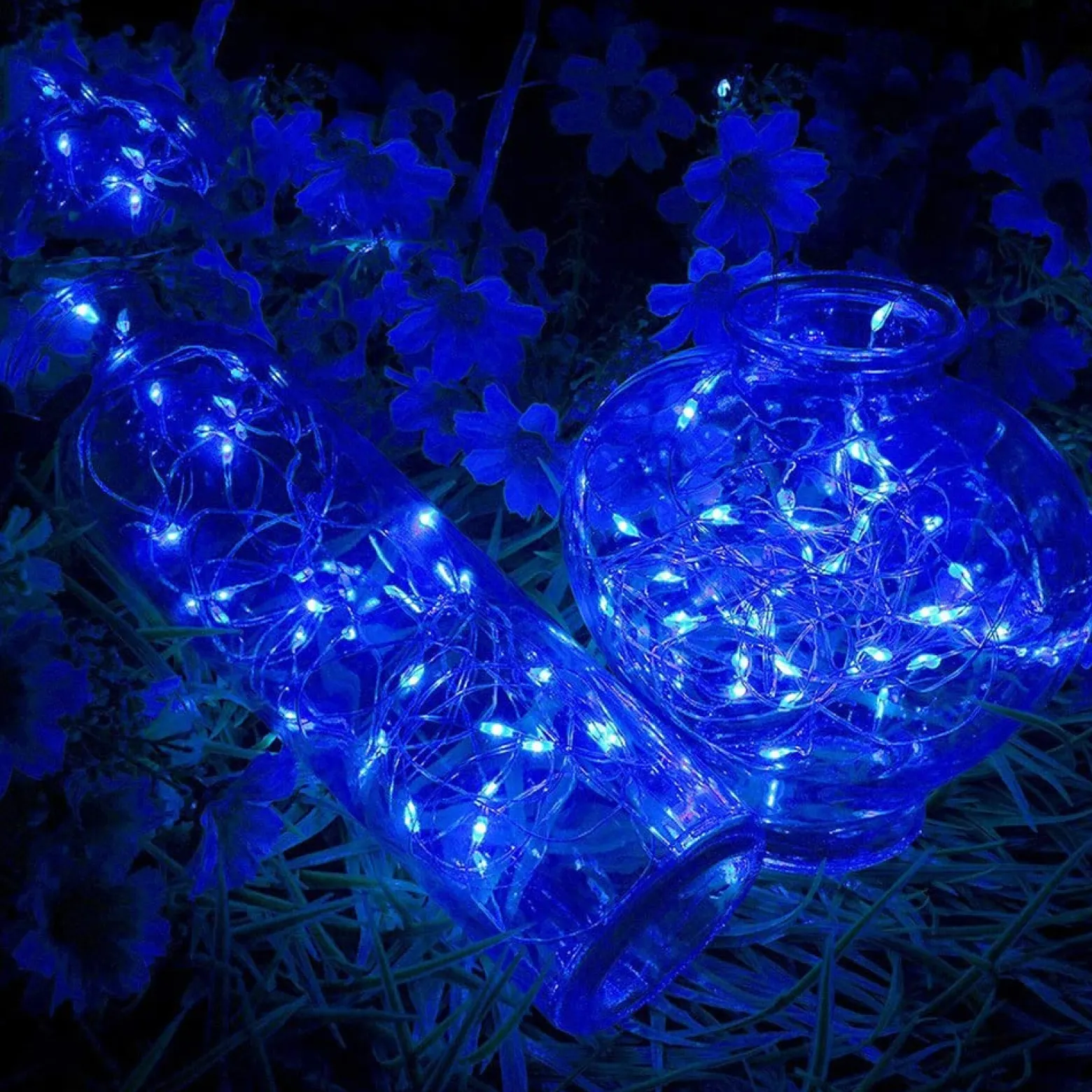 Lampki choinkowe 20 LED druciki mikro na baterie