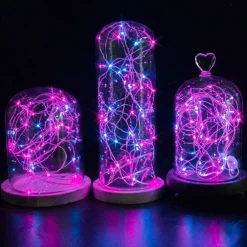 Lampki choinkowe 100 LED druciki mikro na baterie
