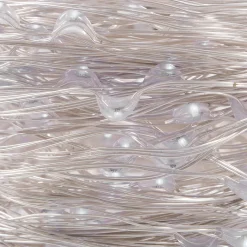 Lampki choinkowe 20 LED druciki na baterie różowe niebieskie