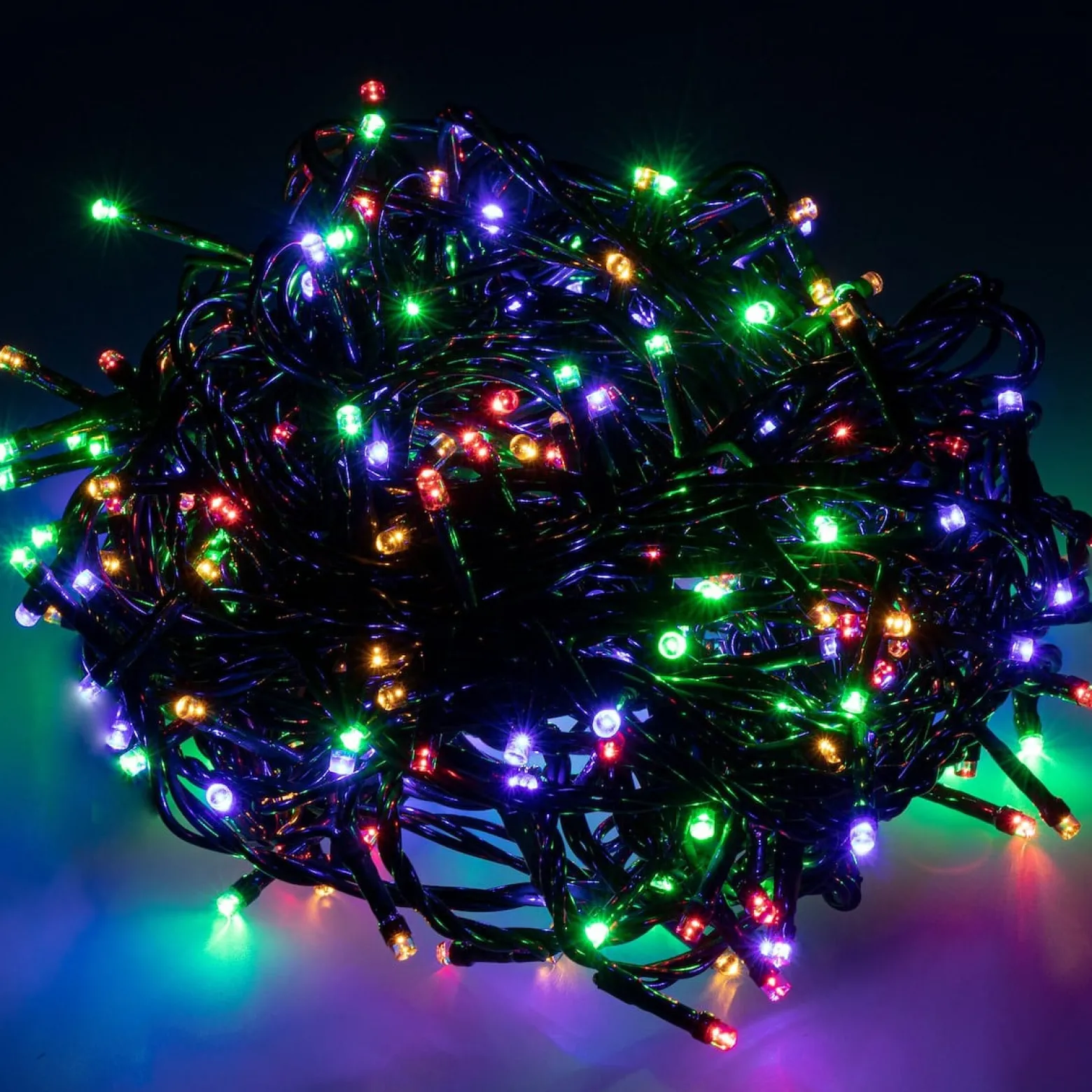 Lampki choinkowe 1000 LED 50 m multikolor zewnętrzne