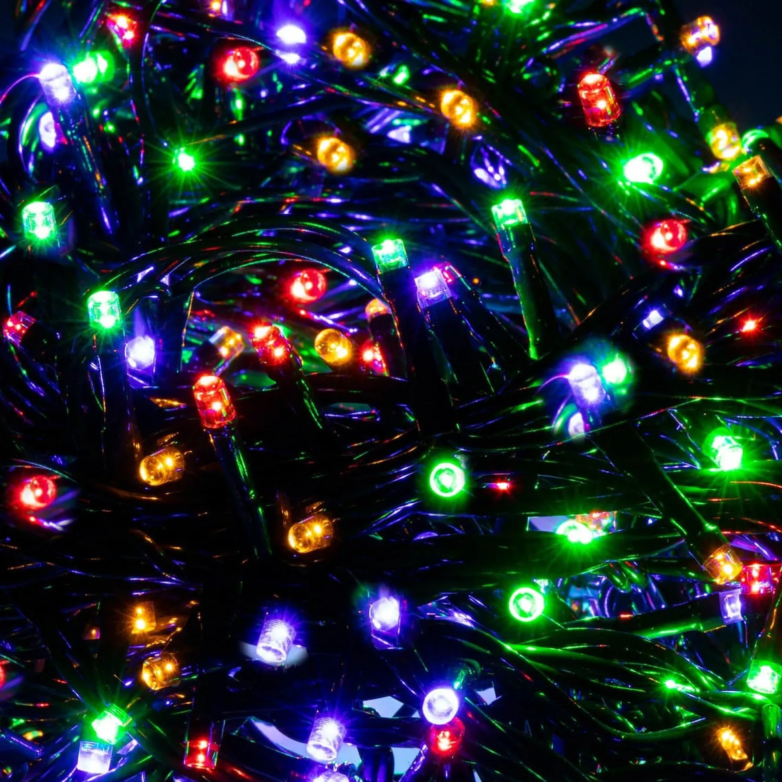 Lampki choinkowe 300 led multikolor 25,5 m oświetlenie IP44