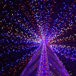 Lampki choinkowe 300 led multikolor 25,5 m oświetlenie IP44