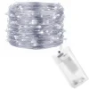 Lampki choinkowe 10 led na baterie druciki mikro biały zimny