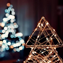 Lampki choinkowe 10 Led na baterie ciepły biały