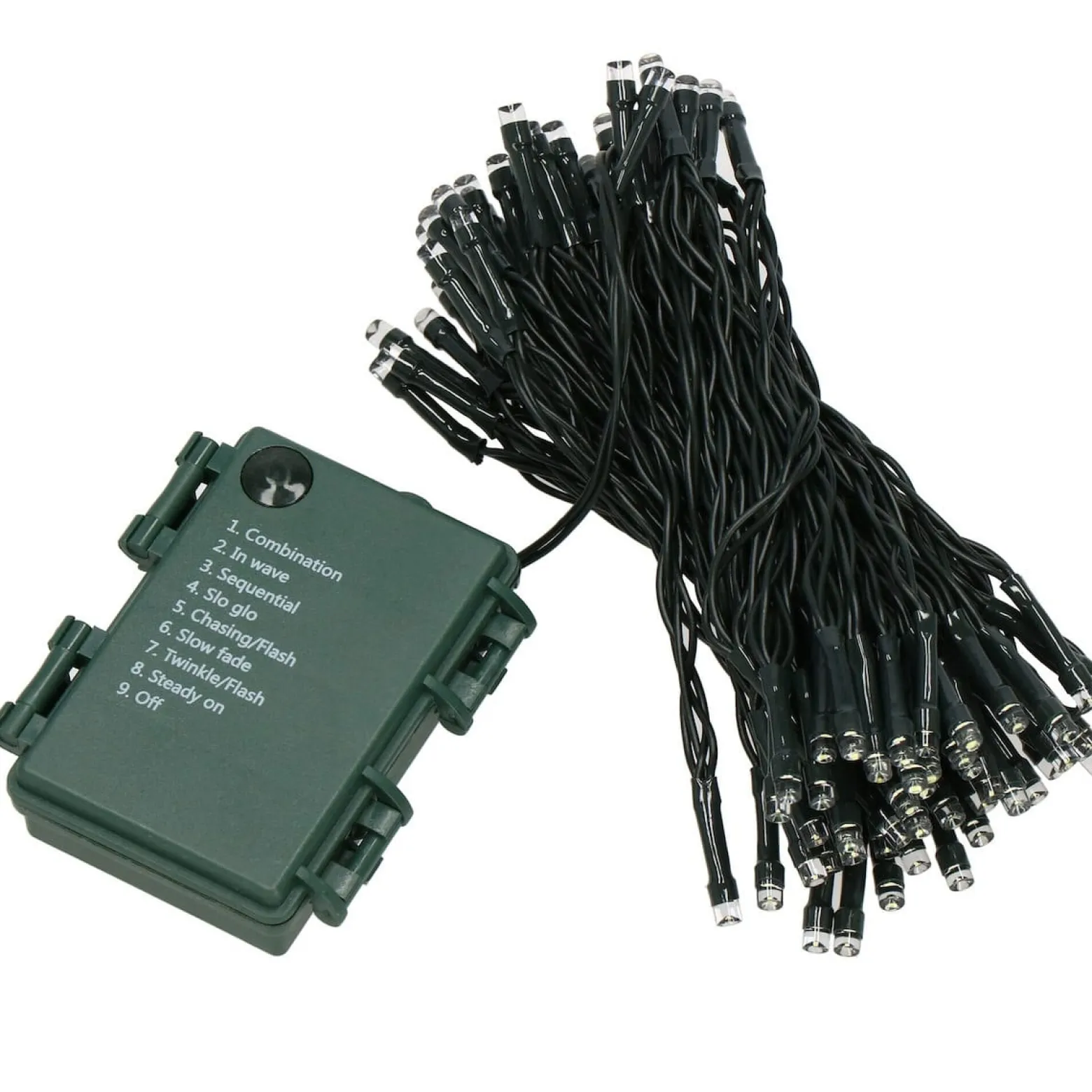 Lampki choinkowe 100 Led na baterie multikolor programator