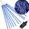 Lampki choinkowe 480 Led sople, meteory zew. niebieskie