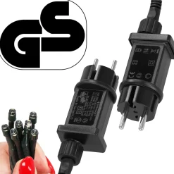 Lampki choinkowe 27,5 m biały ciepły + flash 500 LED IP44