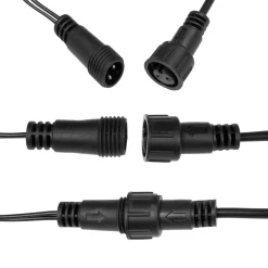 Lampki choinkowe 27,5 m biały ciepły + flash 500 LED IP44