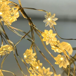 Lampki 20 Led Na Baterie Dekoracja Na Boże Narodzenie 95 Cm